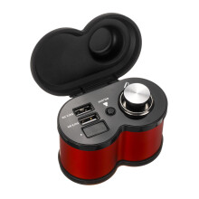 Neuer 12 V-24 V 1. 5A/3A Digitalvoltmeter Schnelles Lade-Dual-USB-Ladegerät Adapter Wasserdichter Stecker für Motorrad Roller Elektronik