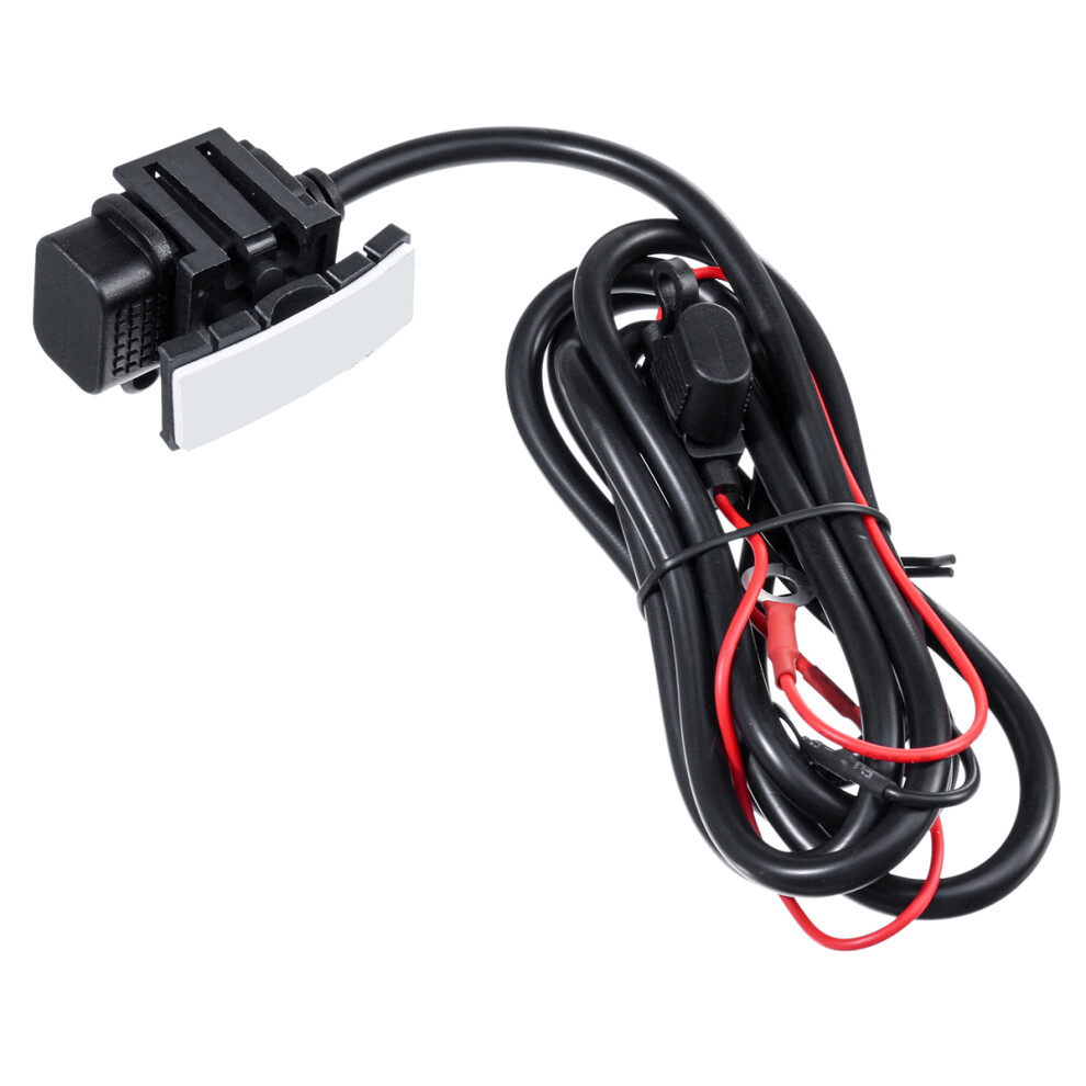 12V 24V 2.1A Usb Charger Power Socket Outlet Adapter Waterproof With Fuse 10A For Motorcycle Atv Boat Car 762179046486