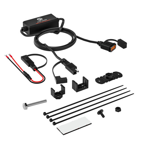 Neue Motorrad Sae Version Ladegerät Konfiguration Einzelner Usb Schnellladeversion Ladegerät Smart Chip Sicherheitsgerät