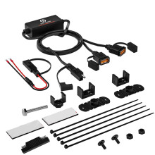 New Motorcycle SAE Version Charger Equipped With Dual USB Fast Charging Version Charger Smart Chip Safety Device