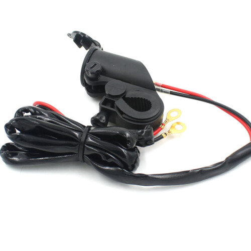 Waterproof Motorcycle Car Mobile Phone USB Charger Power Adapter 2