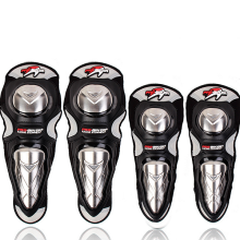 Nuevo HX-P19 Protector de Codo y Rodilla de Acero Inoxidable para Motocicleta Armadura de Carrera