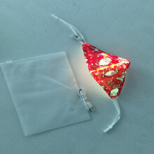 Rhombische Weihnachts-LED-Maske LED Bunte Lichtmaske Bühnen-Bugee USB-Lade-EL-Kaltlichtmaske