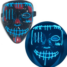 EL Luminous Mask Halloween Bloody Thriller Horror Maske Fluoreszierende Tanz LED Maske Leuchtende Partymasken für Glow Party