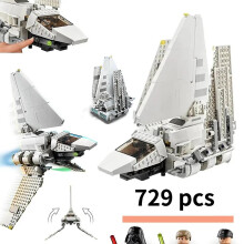 75302 Space War Imperial Shuttle Building Blocks Kit Luke Skywalked Building Toy Diy Christmas Gifts For Children Toys For Boys