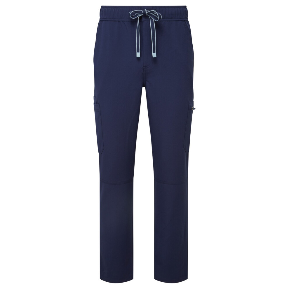 (L L, Navy) Premier Mens Onna-Stretch Cargo Trousers