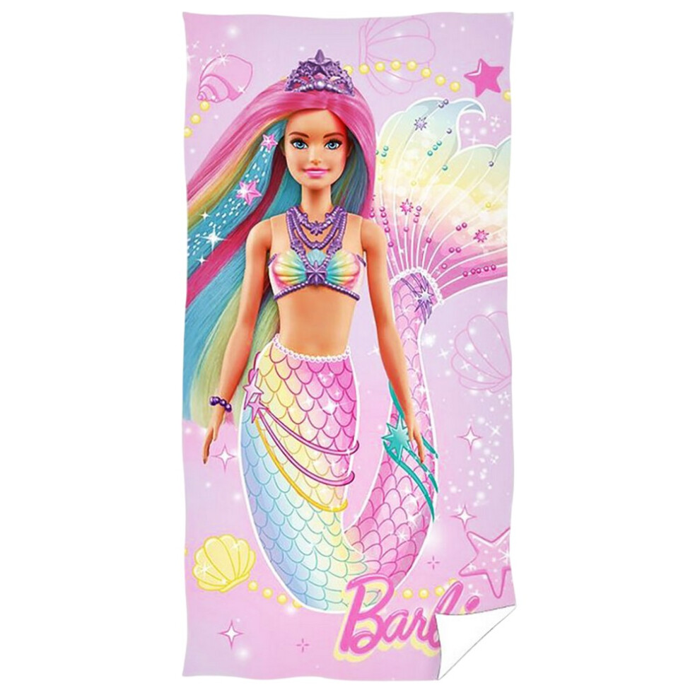 Barbie Mermaid Beach Towel