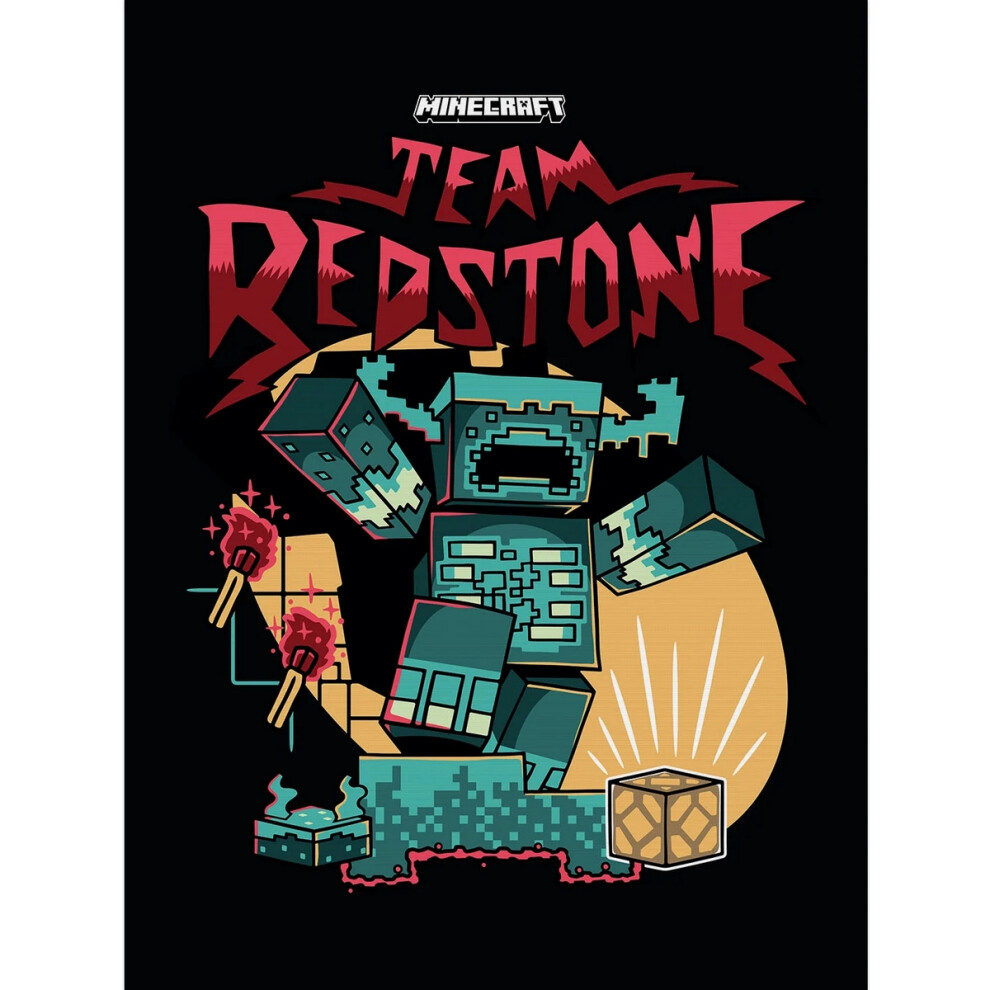 Minecraft Team Redstone Canvas Print