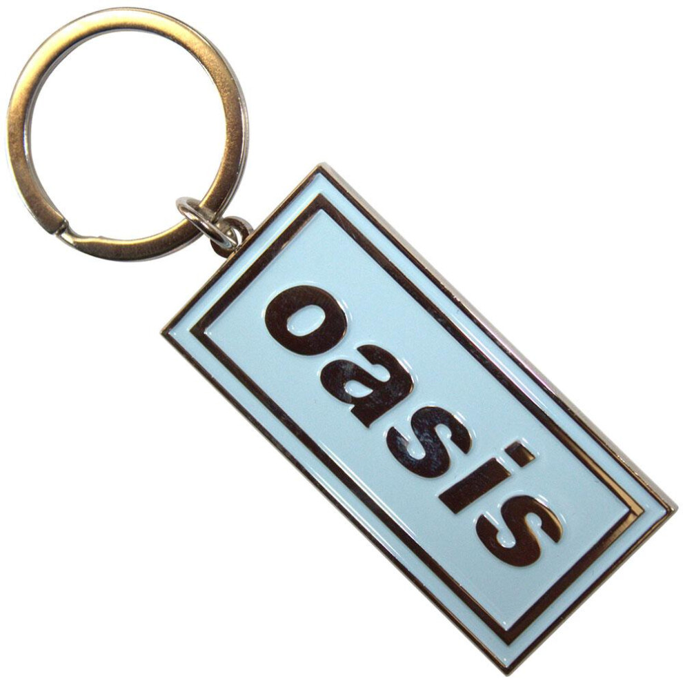 Oasis Logo Enamel Keyring