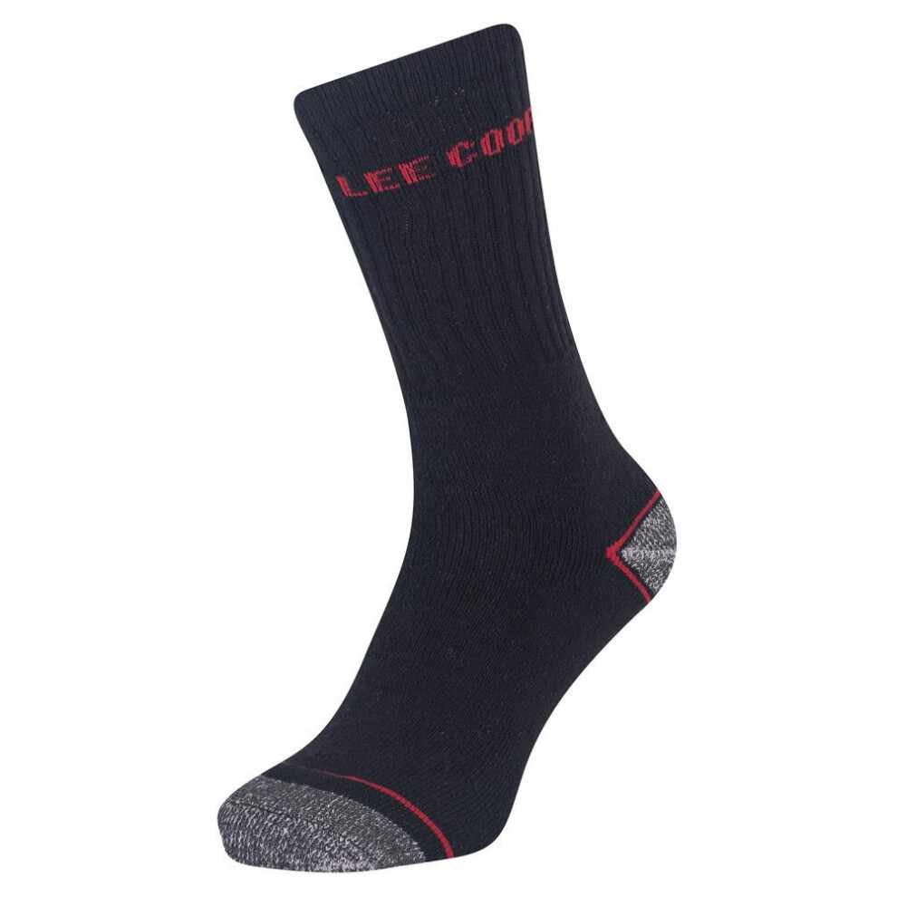 Lee Cooper Mens Logo Socks (Pack Of 5)