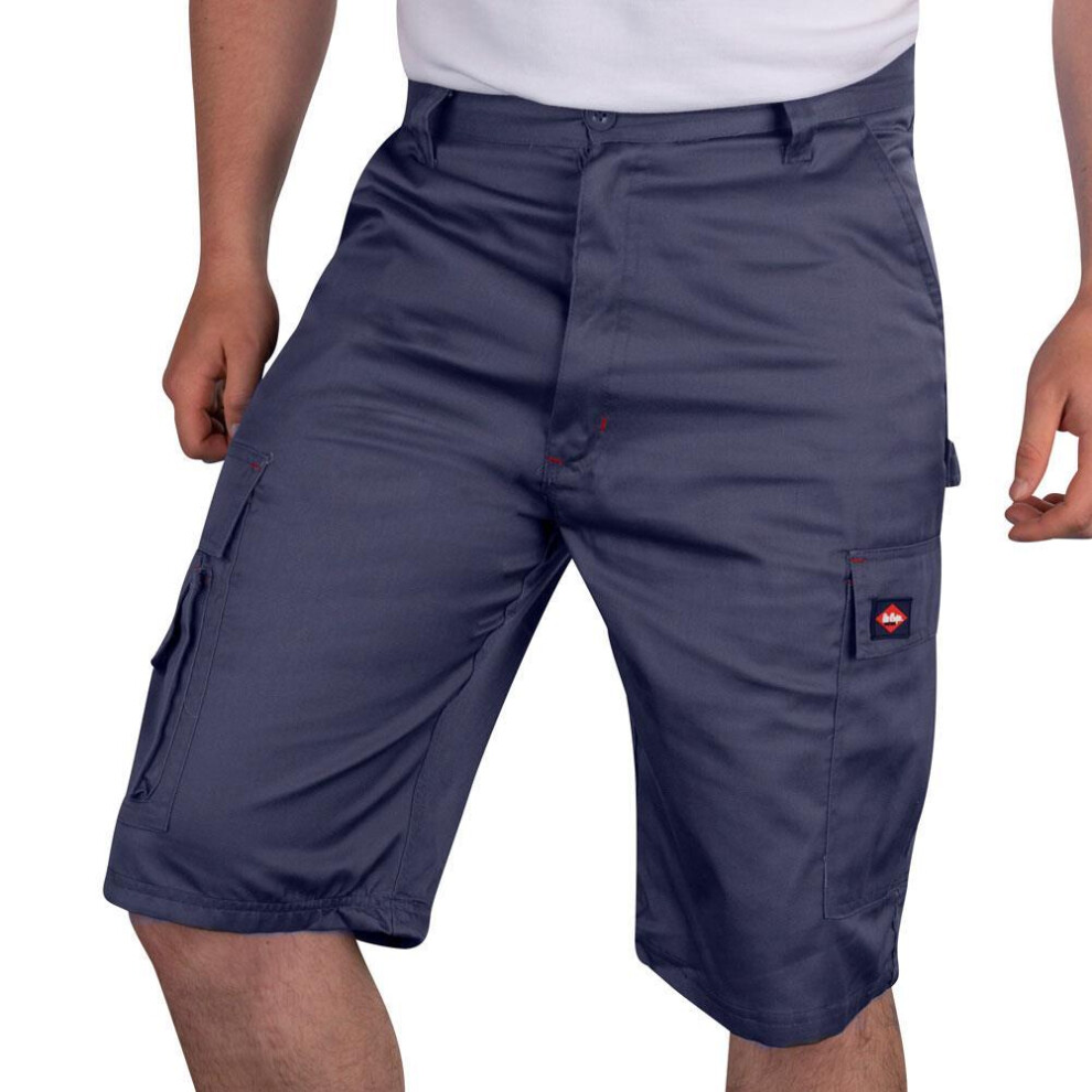 (42R, Navy Blue) Lee Cooper Mens Classic Cargo Shorts