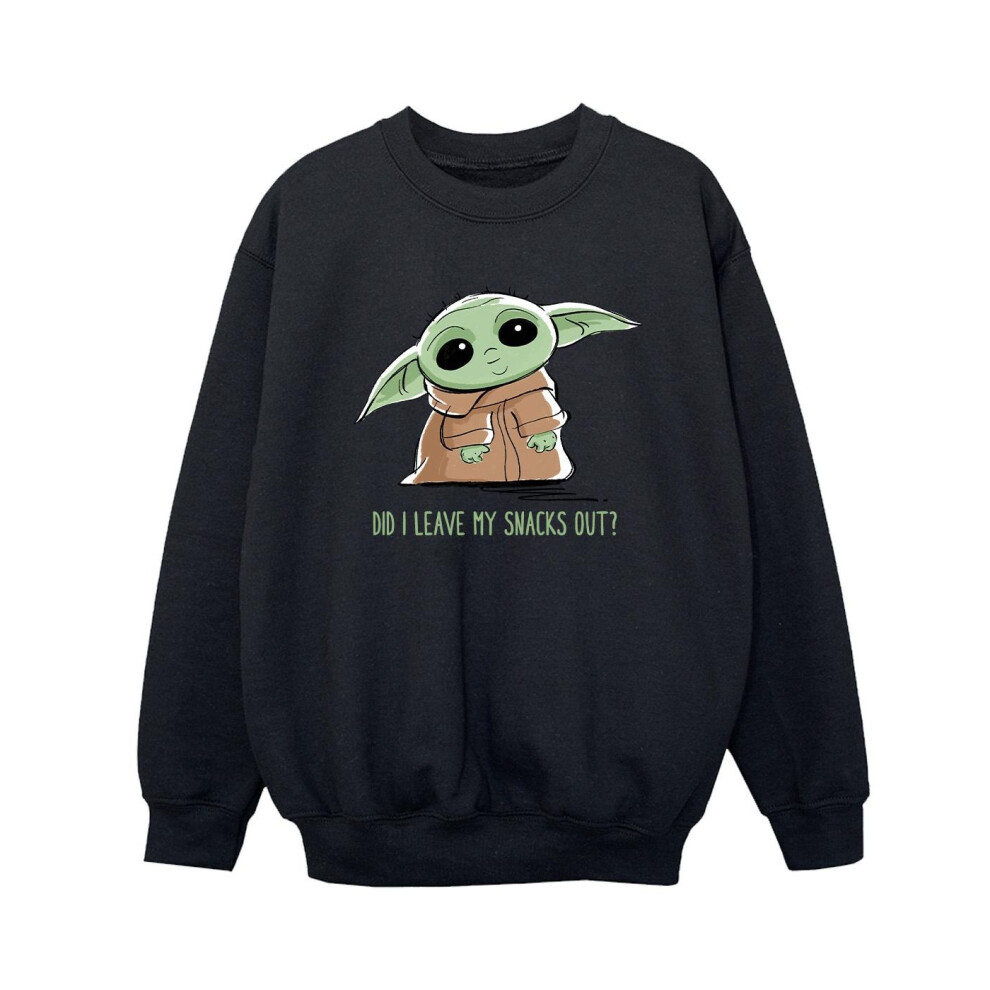 The Mandalorian Grogu Snacks Meme Sweatshirt