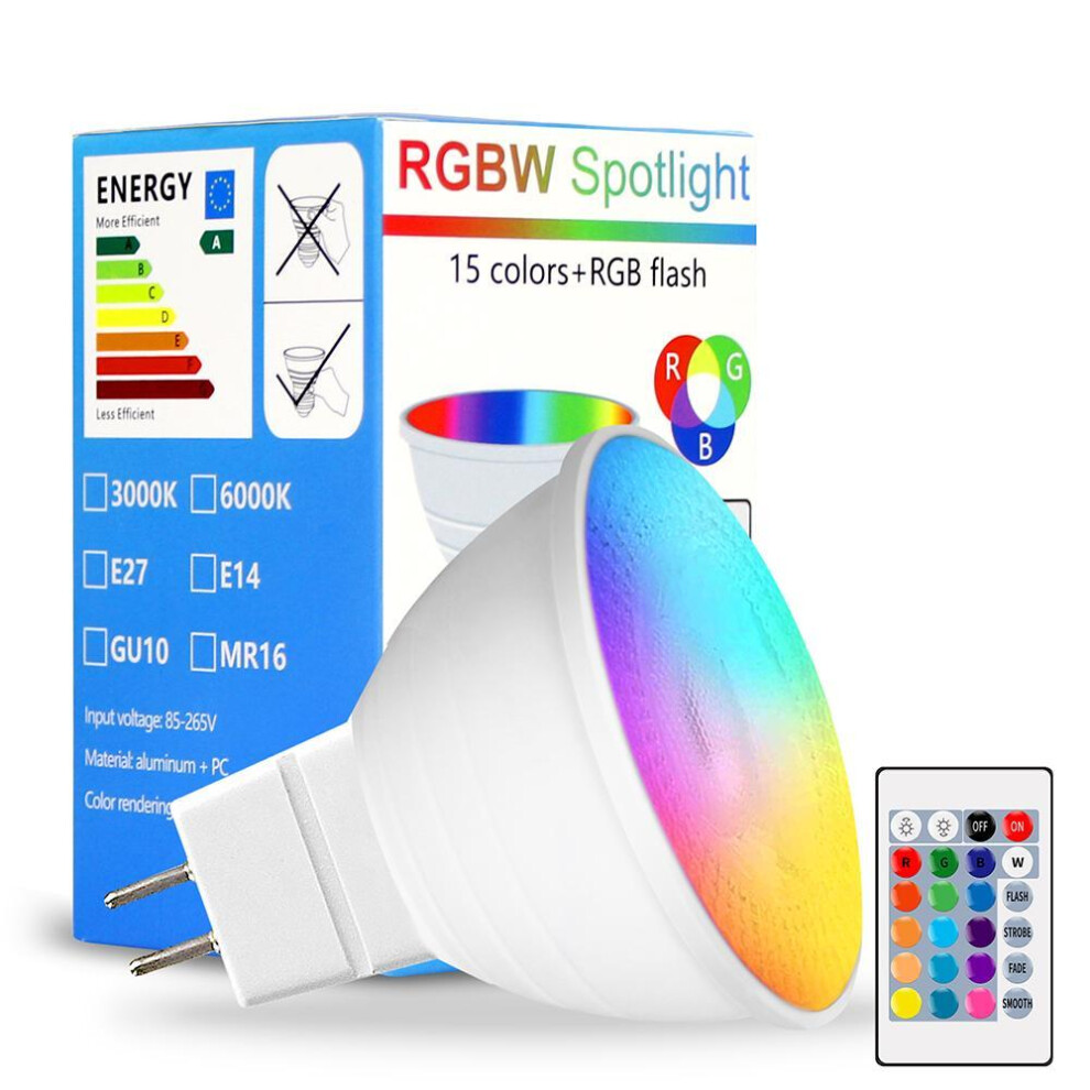 (warm white, MR16 Clear PC Top) Rgb E14 E26/e27 Gu10 Mr16 Led Light Bulbs Remote Rgbww Spot Light Bulb Dimmable