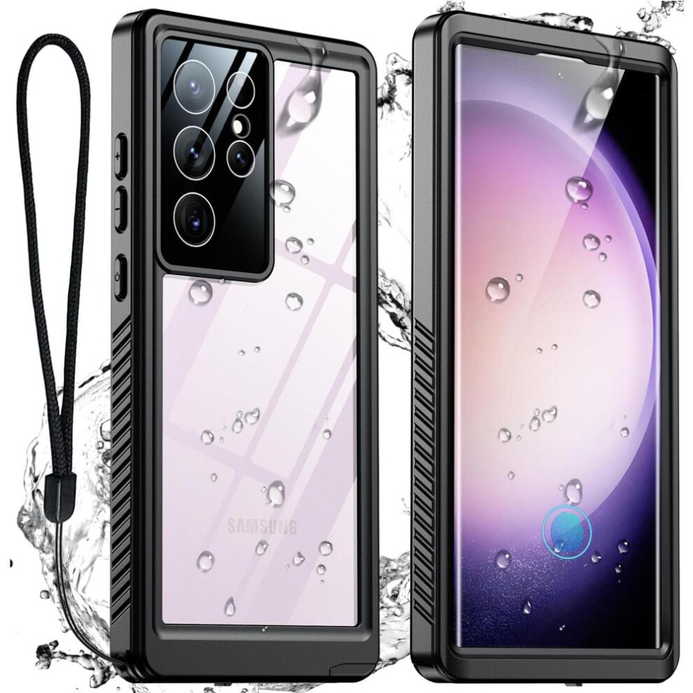 (black, Samsung S22) IP68 Shellbox Waterproof Case For Samsung Galaxy S24 S23 S22 S21 Ultra FE A54 A14 5G Metal Aluminum Swimming Phone Luxury Cover-image-OPC-PFV99Z9-NEW