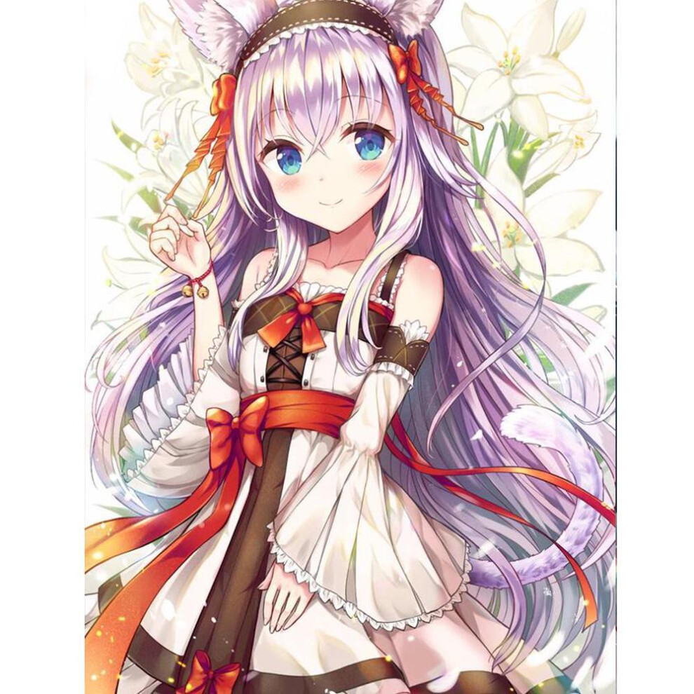(gold, 20X30CM) 5d Diy Diamond Anime Cross Stitch Diamond Embroidery Mosaic Diamond Home Decor