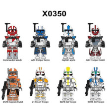 8pcs Famous Movie Series Assembled Figures Collectible Toys Set, Building Blocks Minifigures for Fans Kids Gift