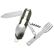 Folding Knife Fork Spoon Tableware Portable Camping Tableware for Daily Use Holiday Parties
