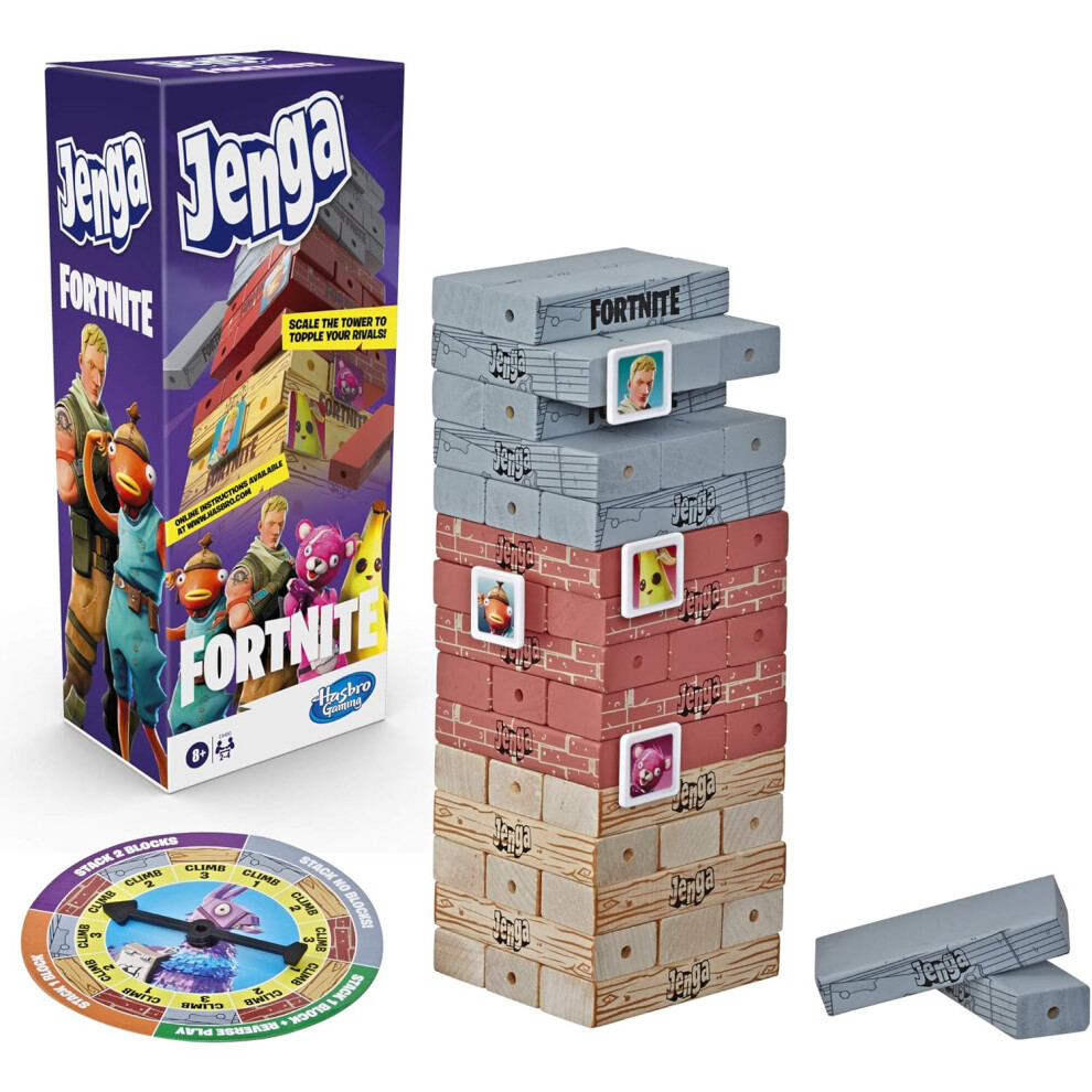 Jenga Fortnite Brick - Gaming Classic Jenga, Party & Family Game