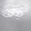 Living And Home (8 Heads) Modern Circular LED Semi Flush Ceiling Light 7
