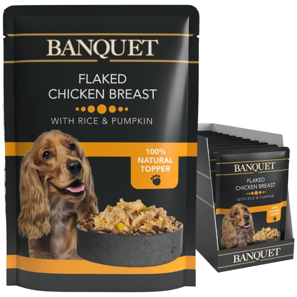 HiLife Banquet Dog Food Flaked Chicken with Rice and Pumpkin, 15 x 100 g Pouches