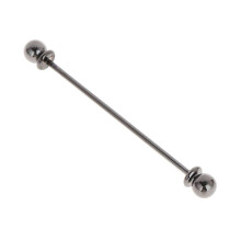 (Black Gun Plated) Men Shirt Pins Tie Clip Collar Clasp Luxury Business Wedding Brooch Bar Ornament