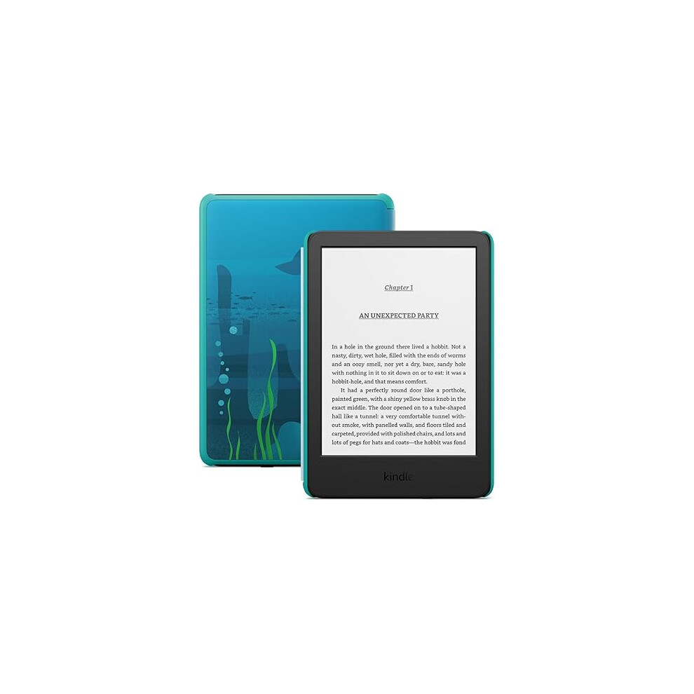 Amazon New Kindle Kids (16 Gb) - Includes Age-Appropriate Books And Cover, With Glare-Free Display, Faster Page Turns - Ocean Explorer