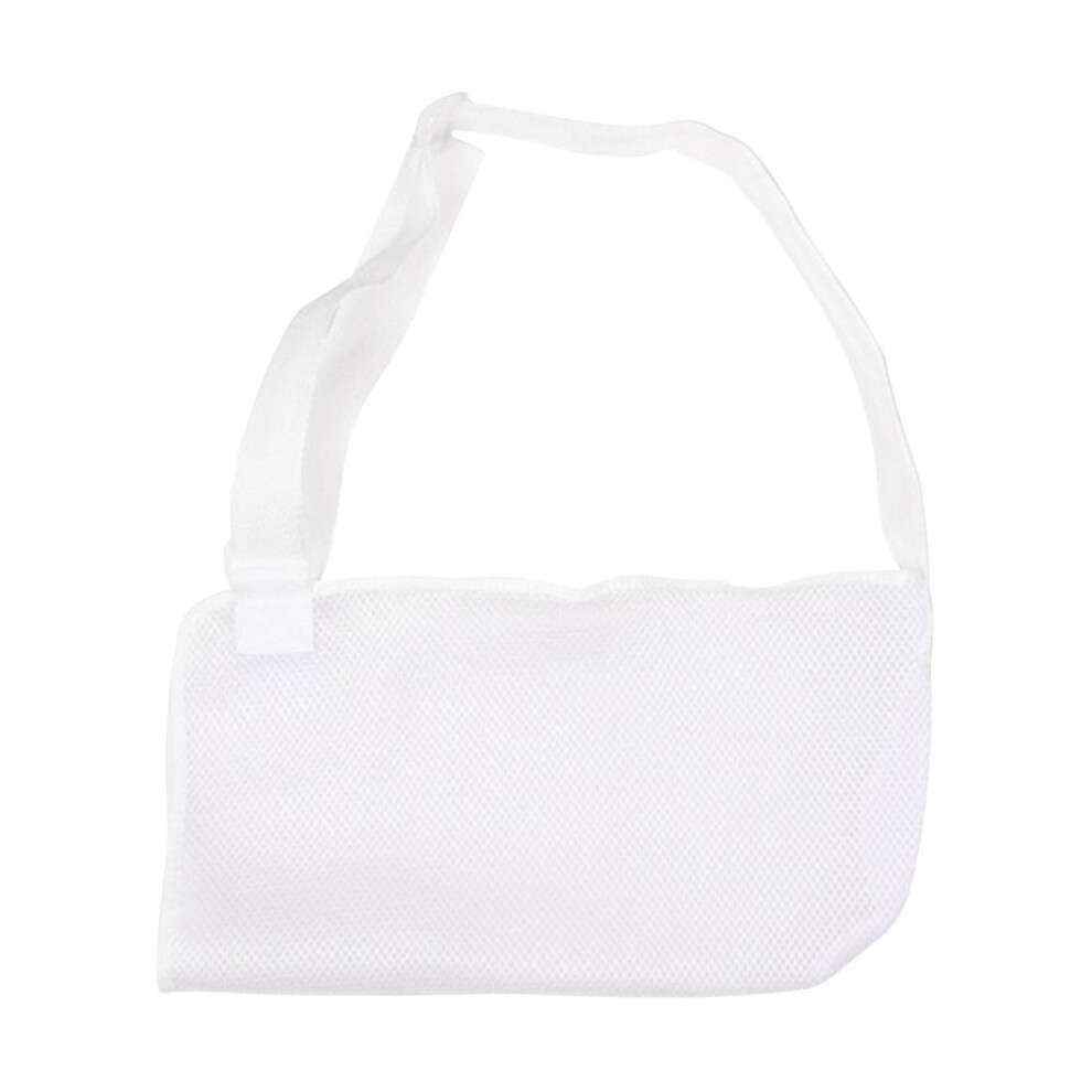 (White) Arm Sling Shoulder, Arm Sling For Men And Women With Breathable Mesh, Shoulder Strap For Broken Wrist Elbow Arm Dislocated Shoulder
