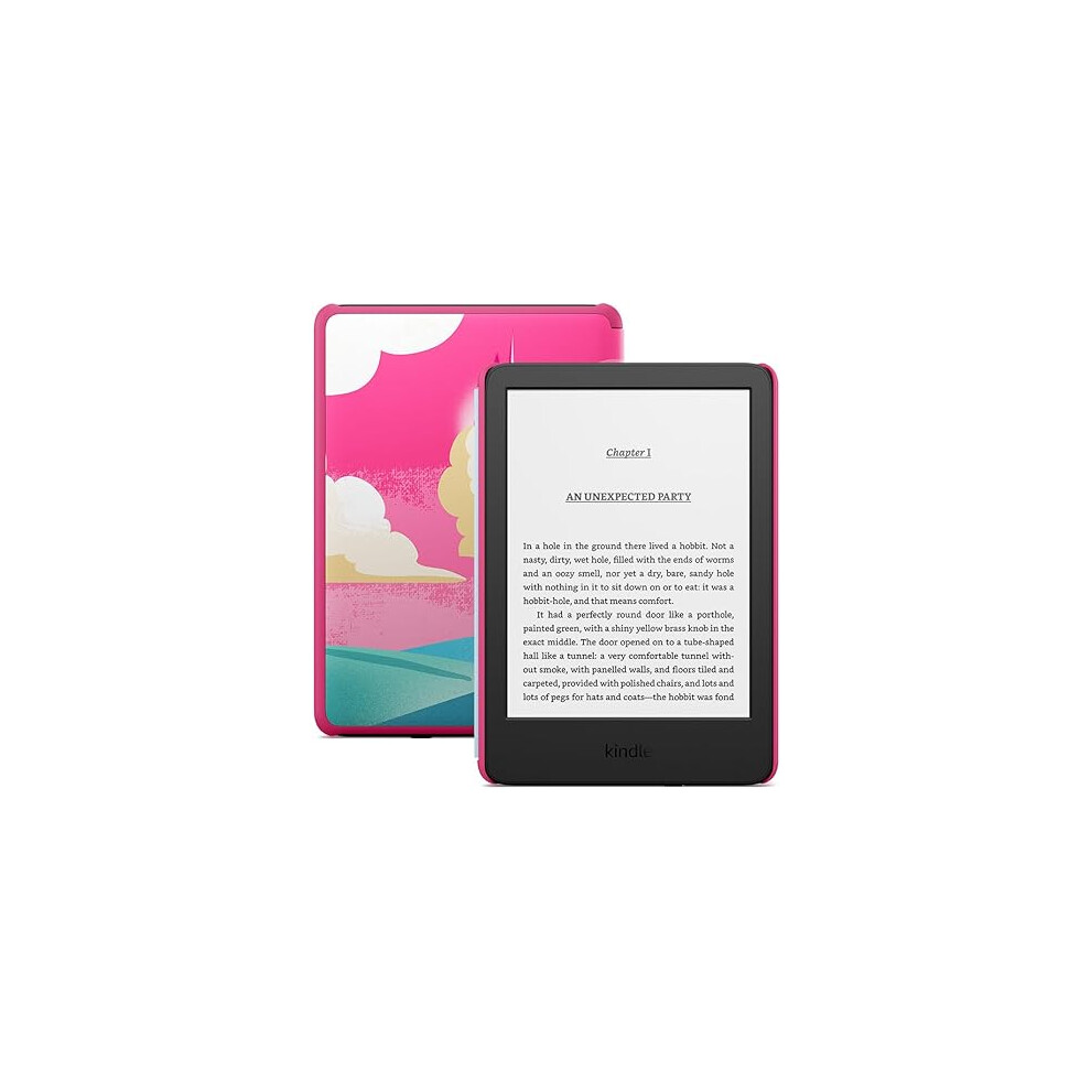 New Amazon Kindle Kids (16 GB) -  includes age-appropriate books and cover, with glare-free display, faster page turns - Unicorn Valley