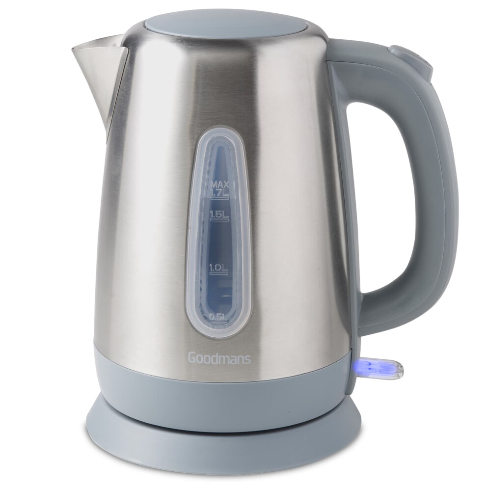 New 1.7 Litre Capacity Brushed Kettle with 360Â° Swivel Base.-image-OPC-PFVBBNN-NEW