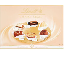 Lindt Creation Dessert 40 Assorted Fine Dark Milk and White Chocolate Box Large 341g hristmas, Birthday Celebrations, Congratulations