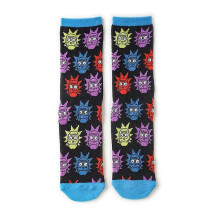 (C) Unisex Men Women Anime Rick And Morty Cotton Socks Funny Cartoon Novelty Casual Socks Christmas Gift