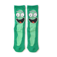 (E) Unisex Men Women Anime Rick And Morty Cotton Socks Funny Cartoon Novelty Casual Socks Christmas Gift