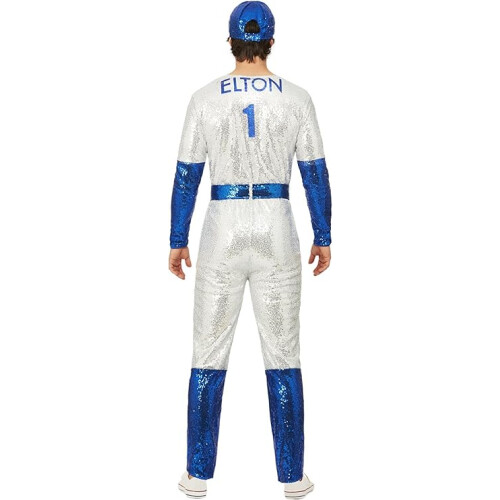 Smiffy's Elton John Deluxe Sequin Baseball Costume - 42/44" chest 1