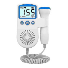 (Blue) Ultrasonic Fetal Doppler Detect Baby Heartbeat Rate Probe Prenatal Monitor