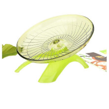 (Matcha green) Hamster running wheel flying saucer running disc silent running wheel sports toy