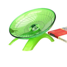 (fruit green) Hamster running wheel flying saucer running disc silent running wheel sports toy