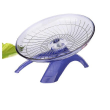 (taro purple) Hamster running wheel flying saucer running disc silent running wheel sports toy