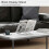 Acrylic Book Stand, Angle Adjustable Book Display Stand,Foldable Cookbook Stand, Book Holder for Ma 2