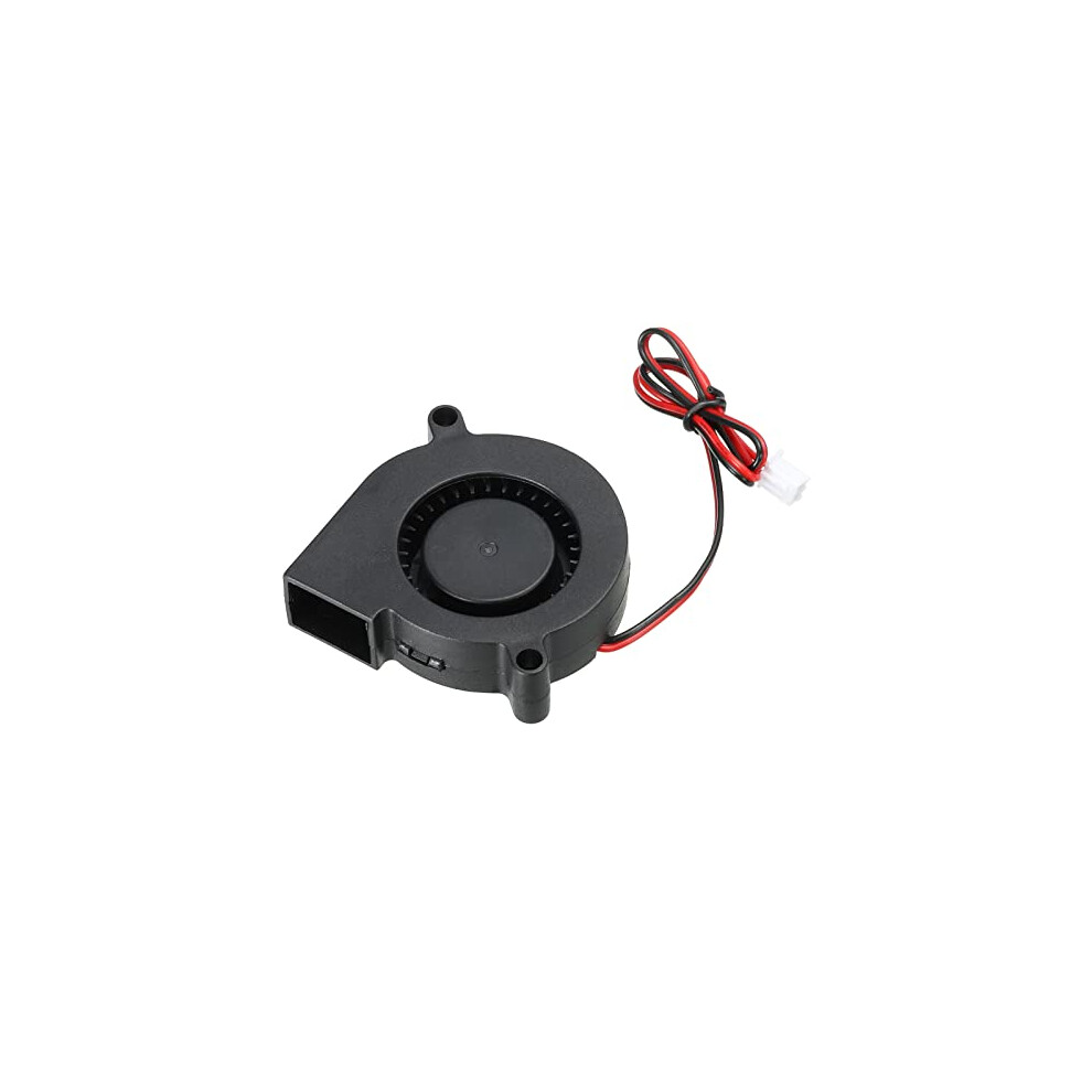 Dealmux Dc Brushless Cooling Blower Fan Cooler 5015 50X50x15mm Turbine Turbo Dual Ball Bearing Centrifugal Flow Blower Dc5v 2 Pin For 3D Printer 9188143681070