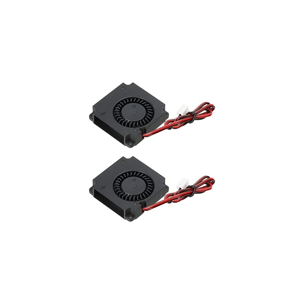 Dealmux Dc Brushless Cooling Blower Fan Cooler 4010 40X40x10mm Turbine Turbo Dual Ball Bearing Centrifugal Flow Blower Dc12v 2 Pin For 3D Printer 2Pcs 9188143681193