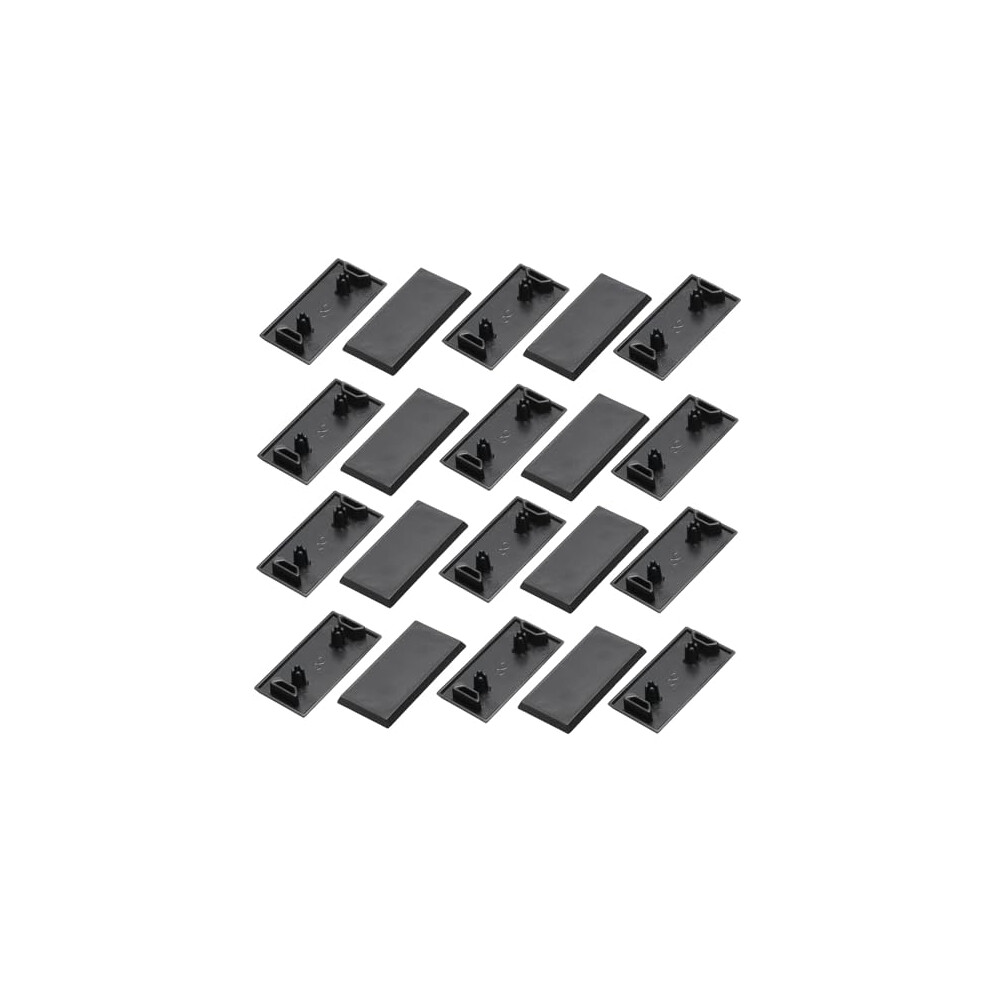 Dealmux 20Pcs 2040 V-Slot 4.2Mm Hole Dia Eu Standard Aluminum Profile End Cap 20X40mm/0.79X1.58in Abs Aluminum Extrusion Plug For 3D Printer, Cnc 9188143681926