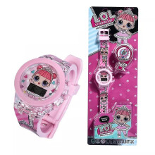 (LOL Watches) Wrist Watch Cartoon Flash Spiderman Frozen Elsa Watches With Adjustable Strap Gifts For Kids