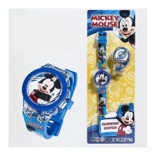 (Mickey watch) Wrist Watch Cartoon Flash Spiderman Frozen Elsa Watches With Adjustable Strap Gifts For Kids