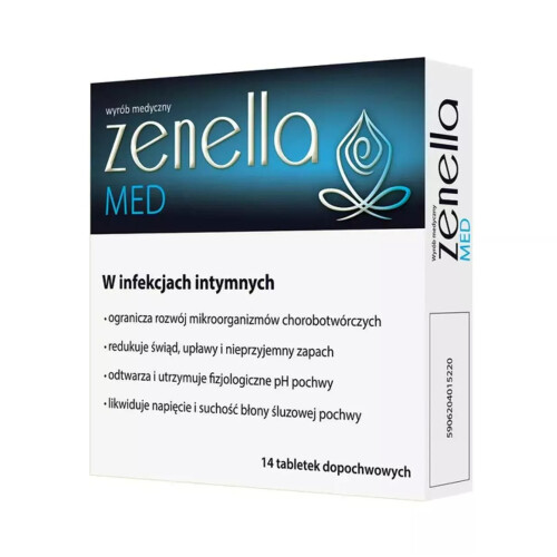 Zenella MED 14x vaginal caps Iladian Gynoxin Vagina Infection