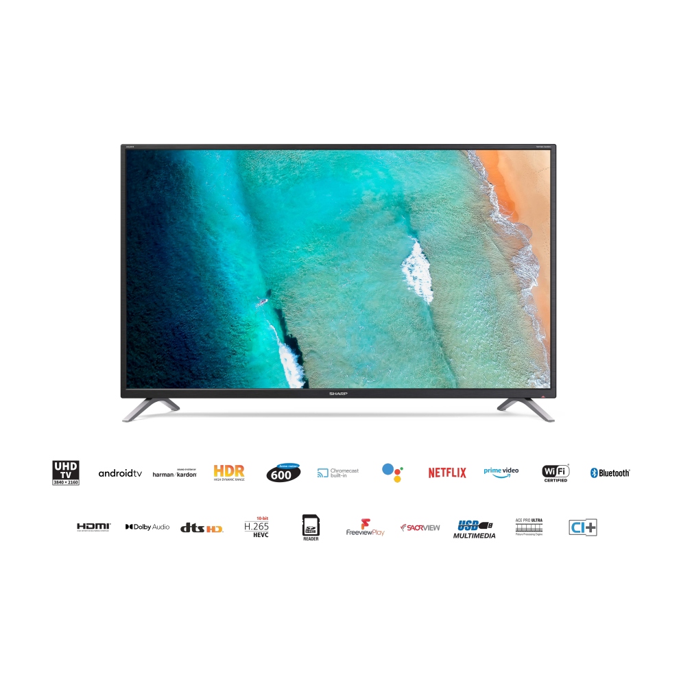 Sharp 4T-C43BL2KF2AB 43" Smart 4K Ultra HD LED TV