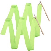 (Green, 234X6cm) 2pcs 4m Colorful Rhythmic Gymnastics Ribbon Dancing Gymnastics Ribbon Dancing Streamers For Kids Children (pink)