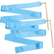 (Blue, 234X6cm) 2pcs 4m Colorful Rhythmic Gymnastics Ribbon Dancing Gymnastics Ribbon Dancing Streamers For Kids Children (pink)