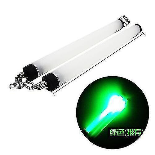 (green) Led Nunchaku Light Up Performance Toys