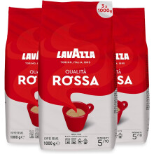 Lavazza Qualita Rossa Coffee Beans 1kg (3 Bags)