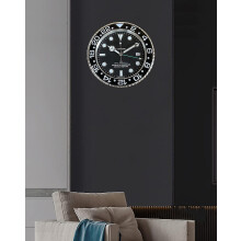 Rolex Submariner Wall Clock Suitable For Dining Room, Living Room, Studio, Etc. (black)